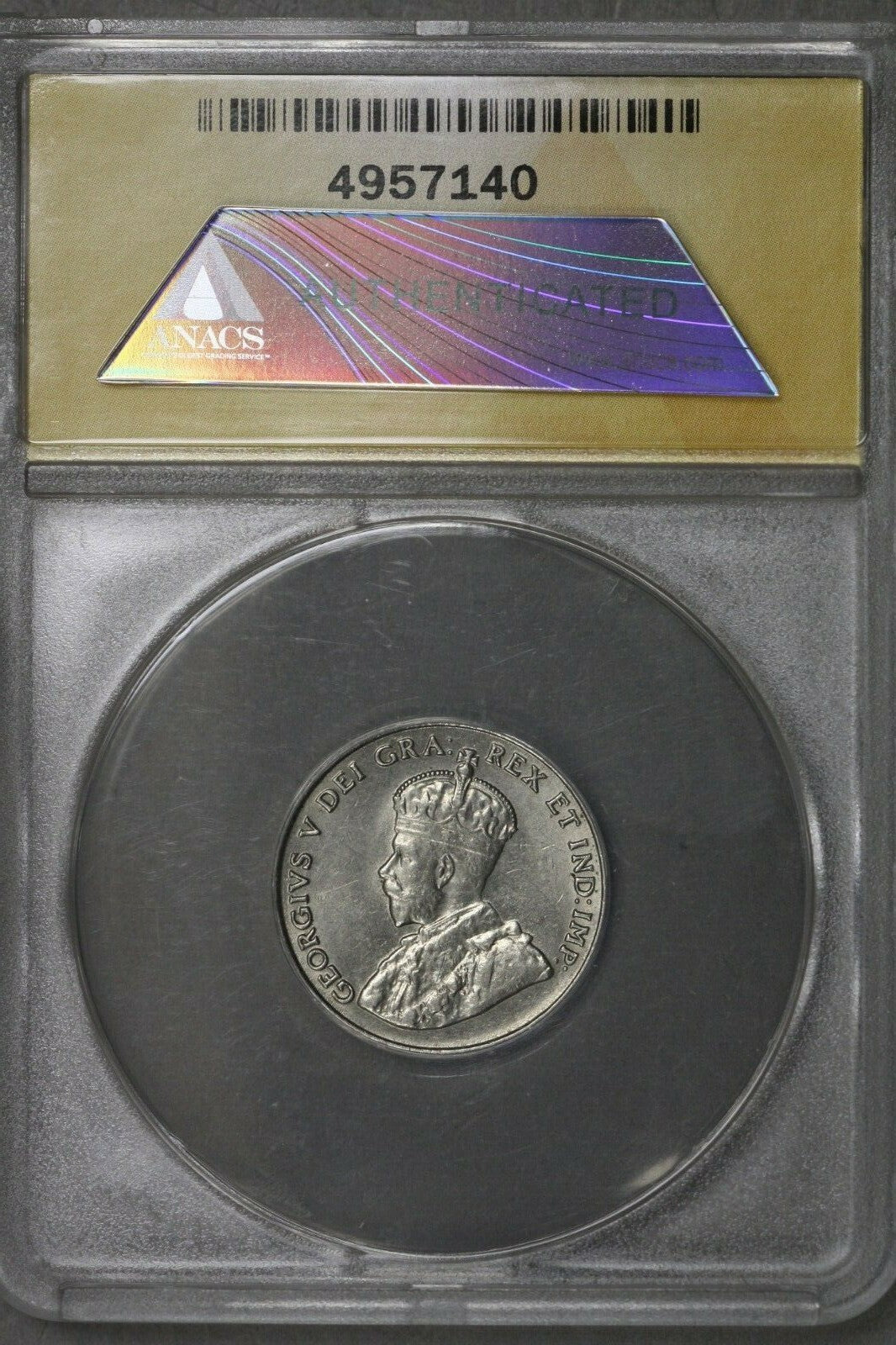 Canada 1926 5 Cents Near 6 ANACS AU 68  S514