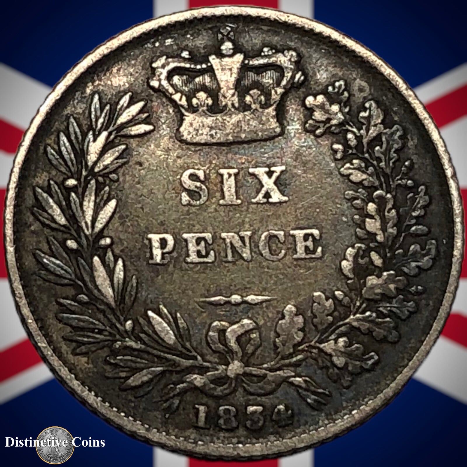 Great Britain 1834 Six Pence GB2568
