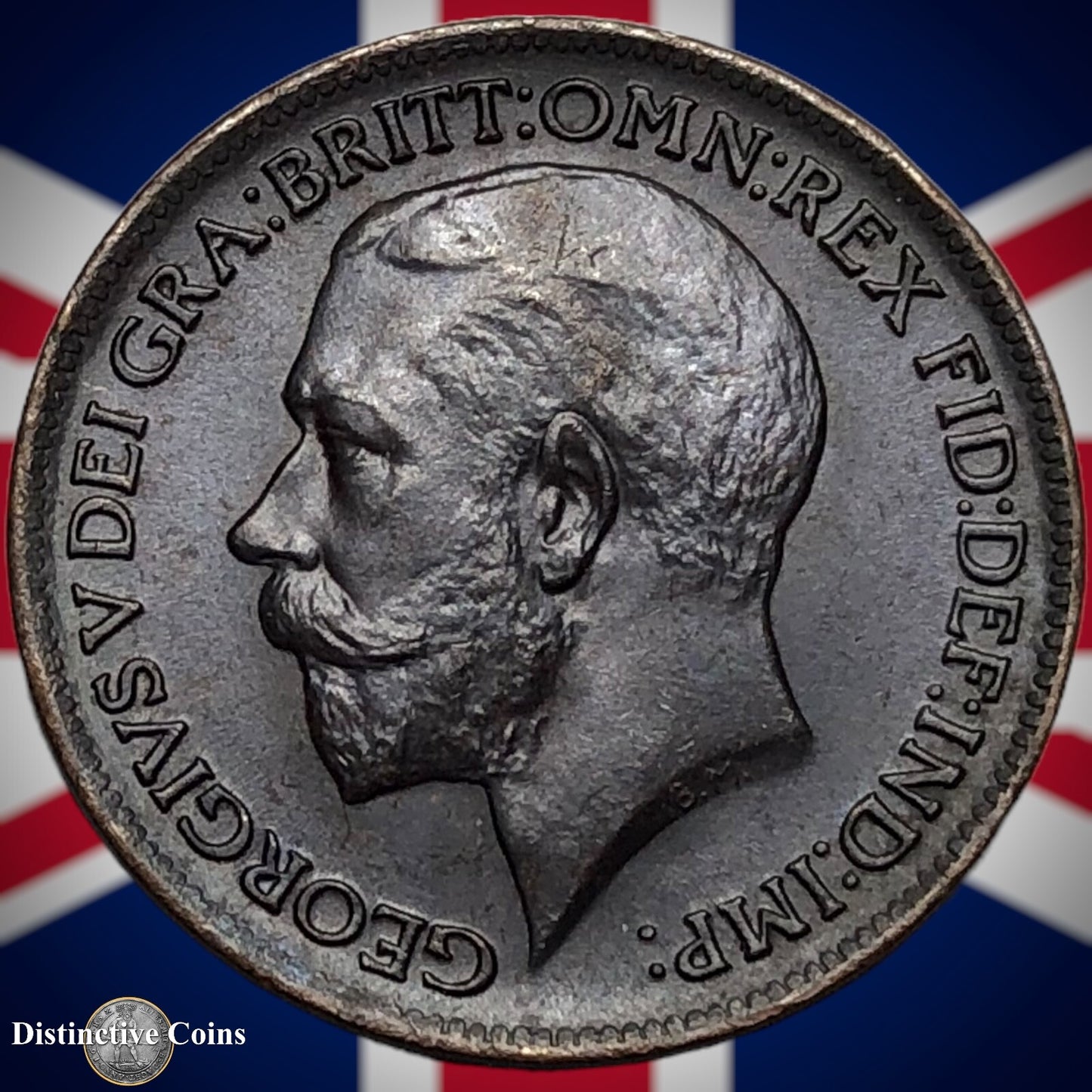 Great Britain 1913 Farthing 1/4d GB4670