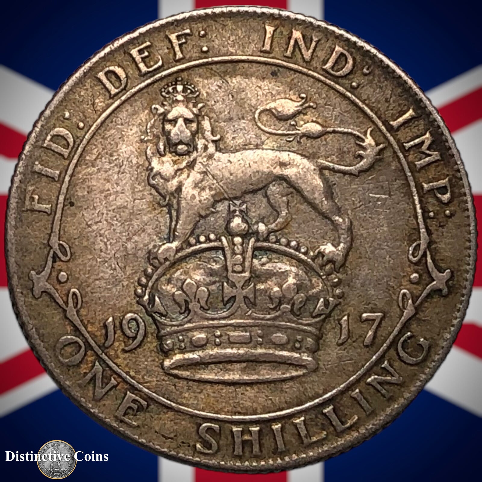 Great Britain 1917 One Shilling GB0996