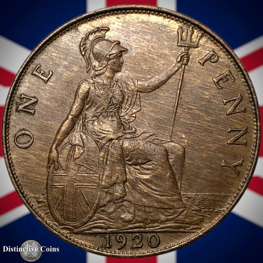 Great Britain 1920 Penny 1d GB6965