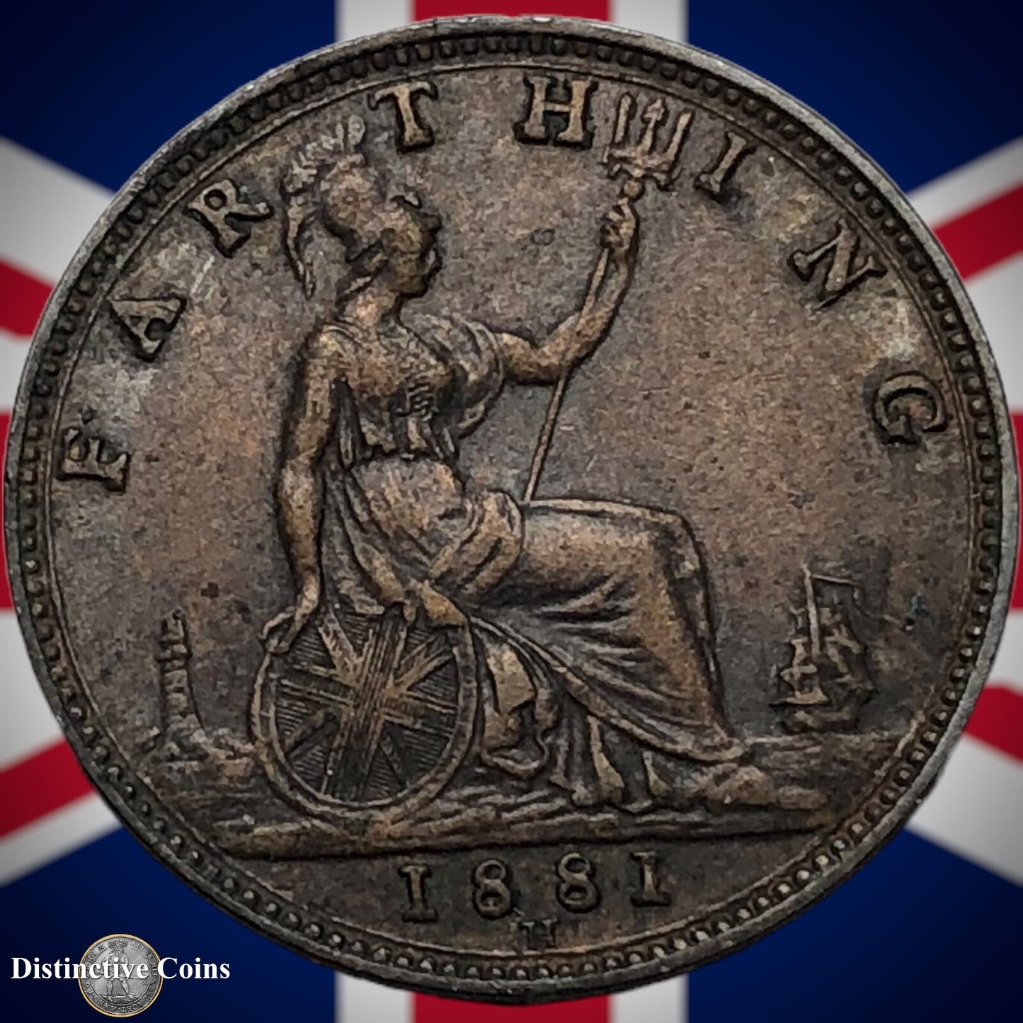 Great Britain 1881 H Farthing 1/4d GB3930