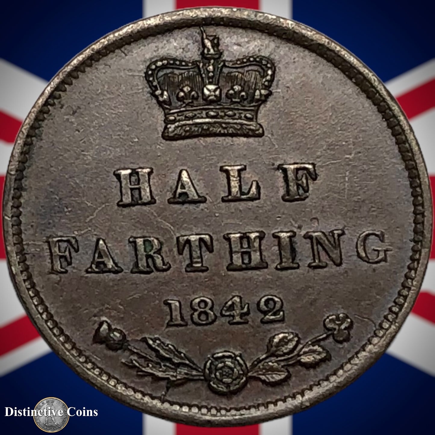 Great Britain 1842 Half Farthing 1/2 Penny GB3056