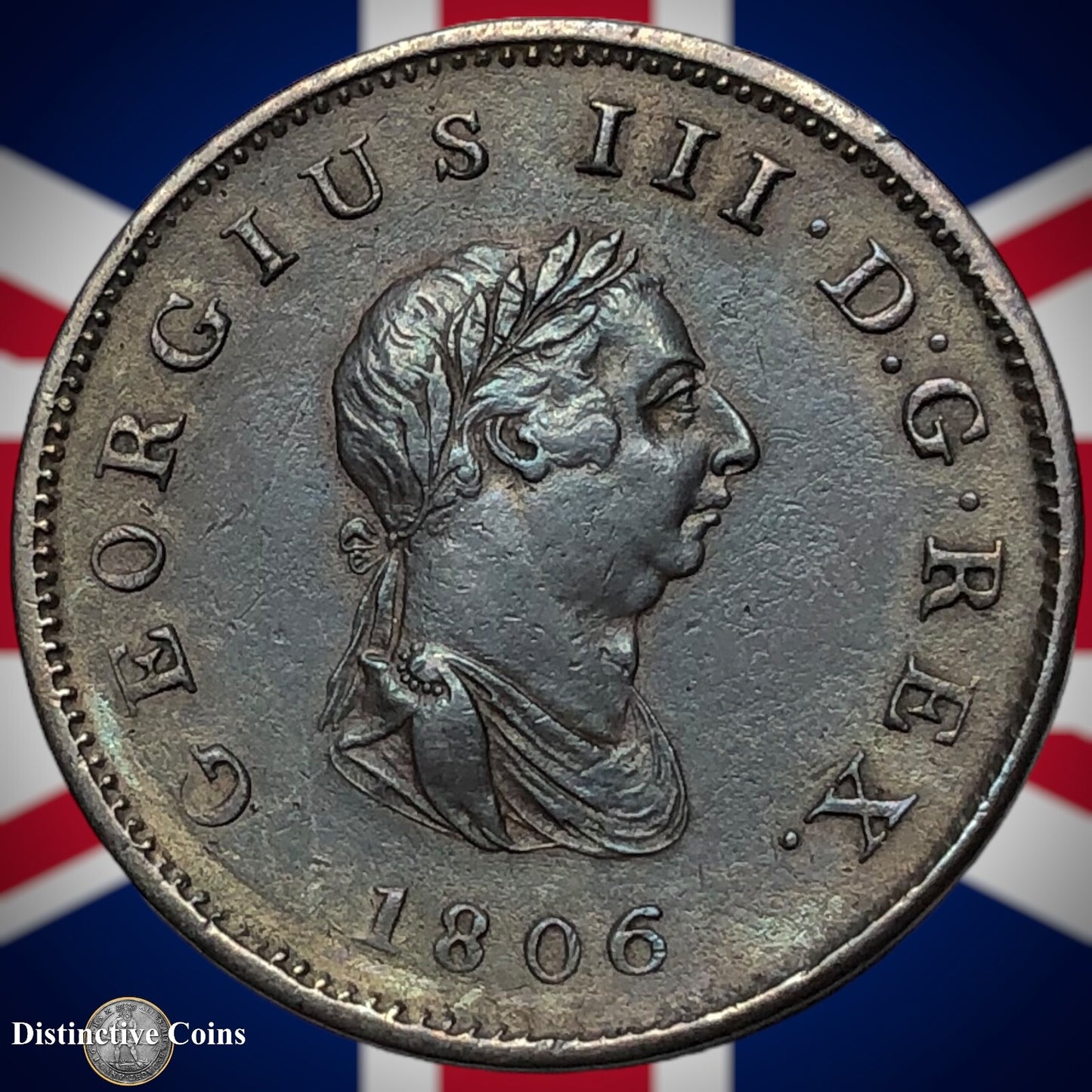 Great Britain 1806 Half Penny 1/2d GB5178