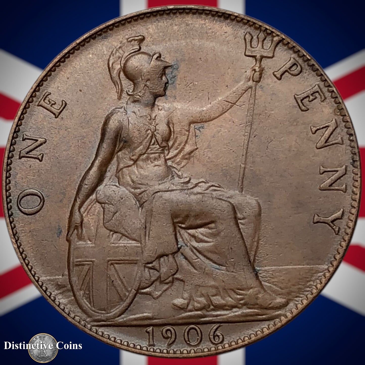 Great Britain 1906 Penny 1d GB6678