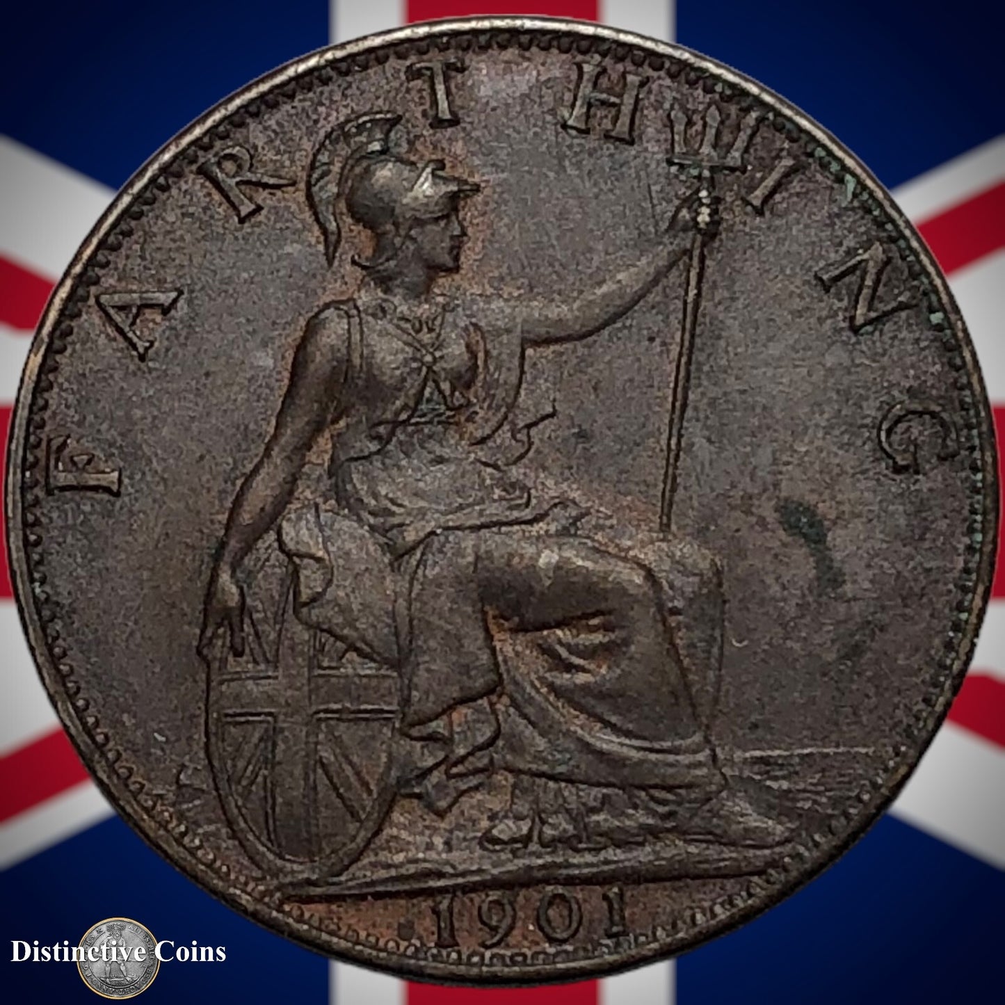 Great Britain 1901 Farthing 1/4d GB4479