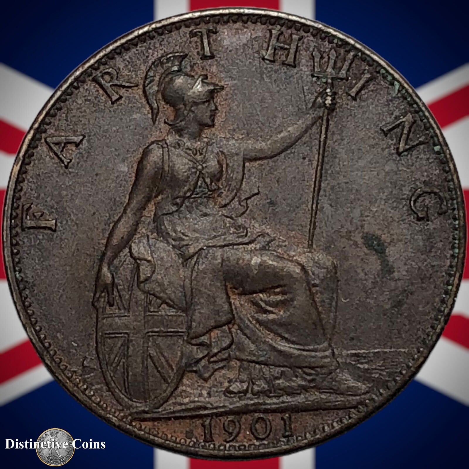 Great Britain 1901 Farthing 1/4d GB4479