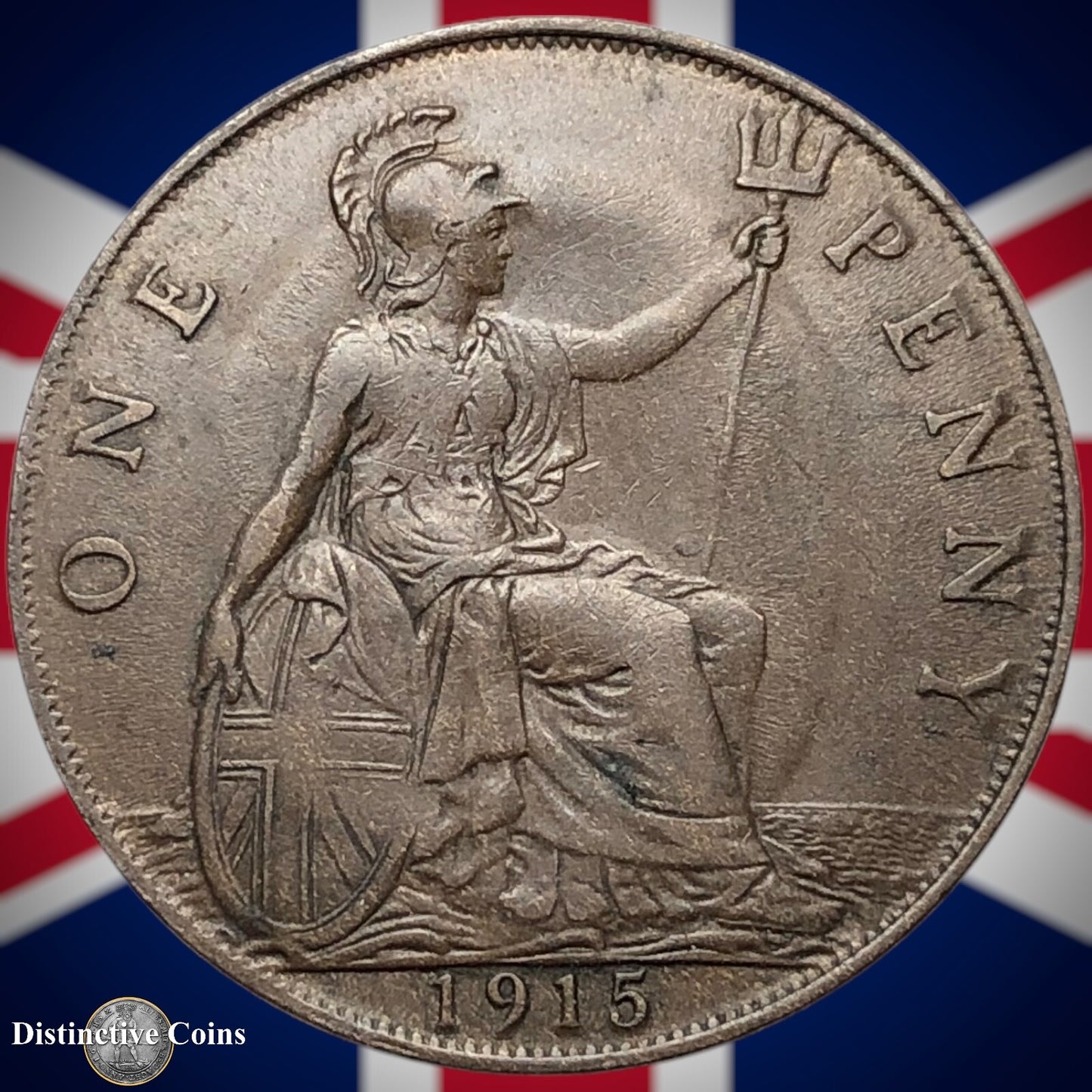 Great Britain 1915 Penny 1d GB6822