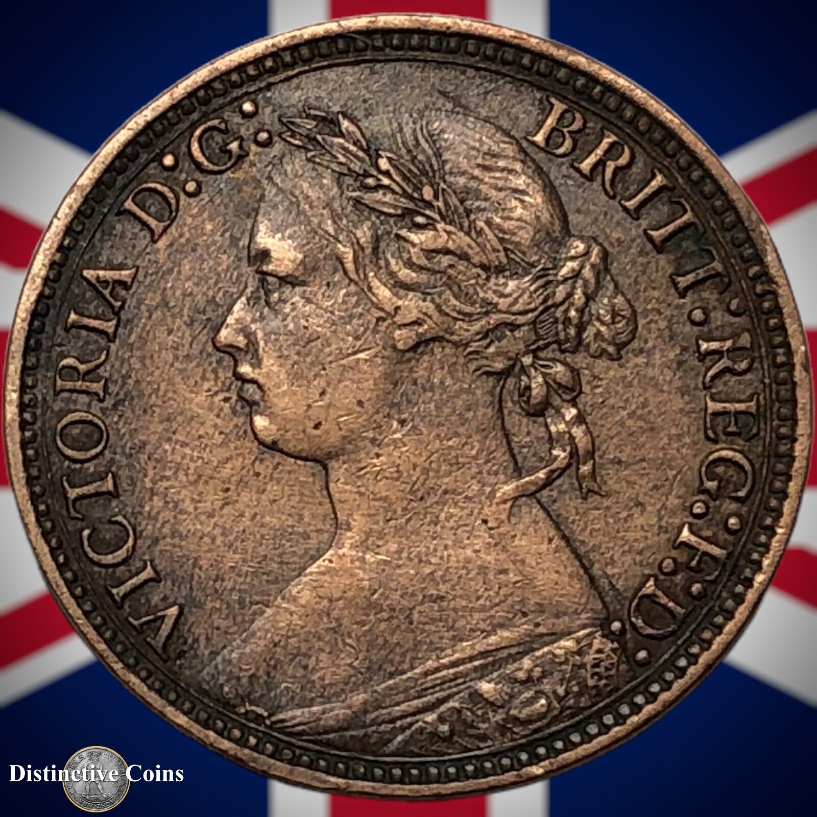 Great Britain 1878 Farthing 1/4d GB3786