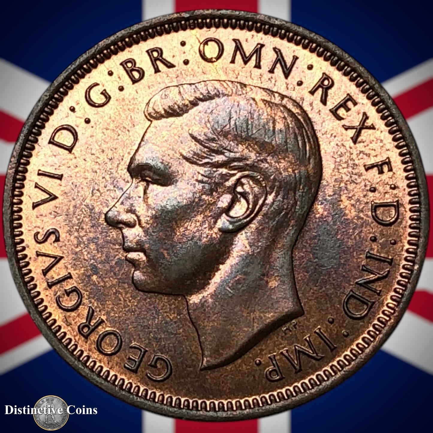 Great Britain 1945 Half Penny 1/2d GB6041