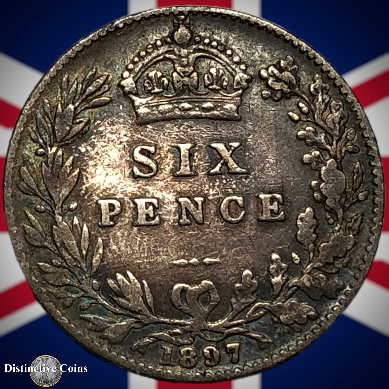 Great Britain 1897 Six Pence GB2787