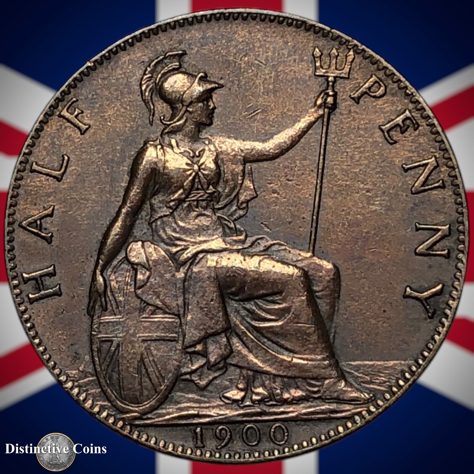 Great Britain 1900 Half Penny 1/2d GB5750