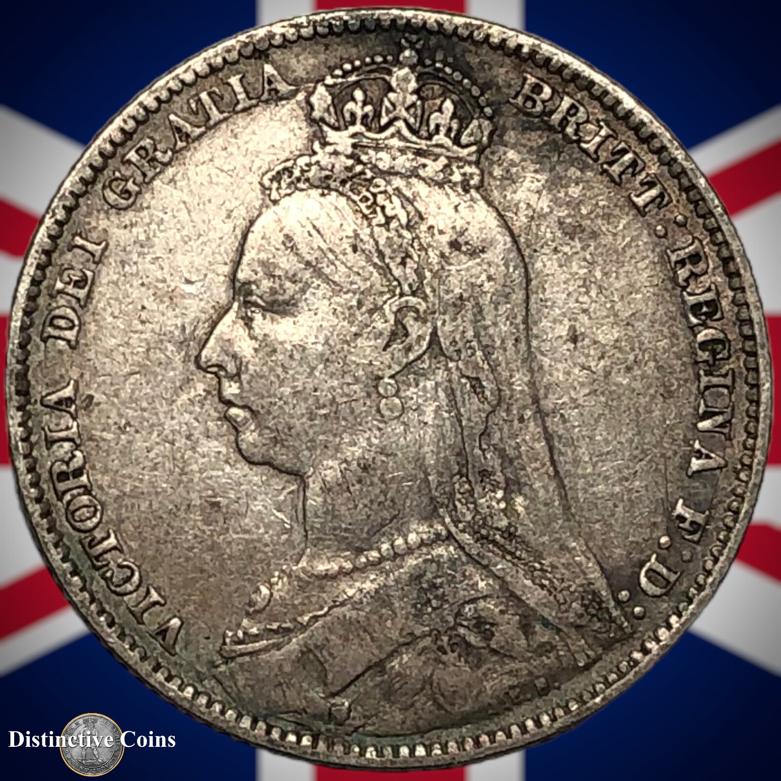 Great Britain 1891 British One Shilling GB0579