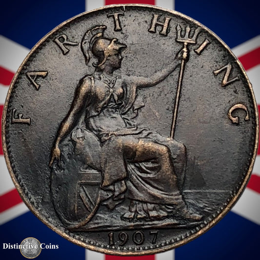 Great Britain 1907 Farthing 1/4d GB4604