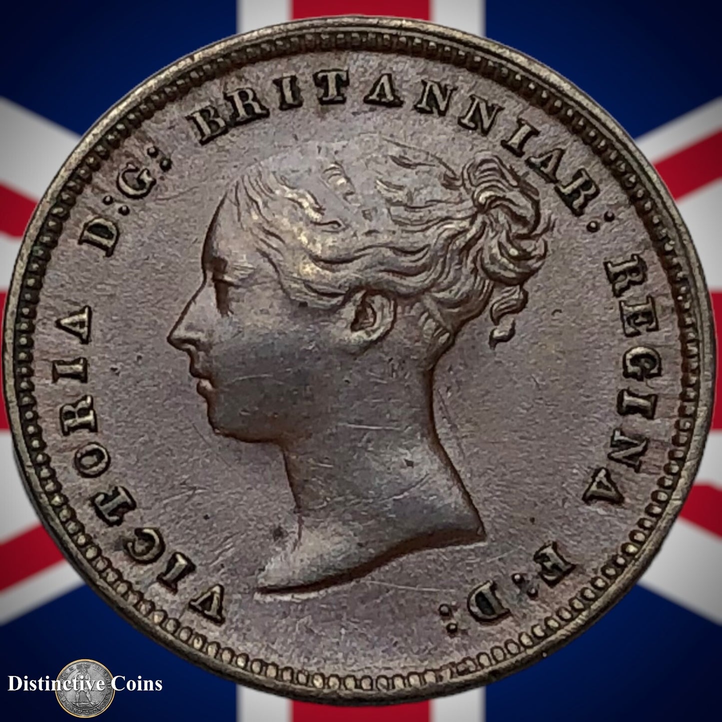 Great Britain 1843 Half Farthing 1/2 Penny GB3067