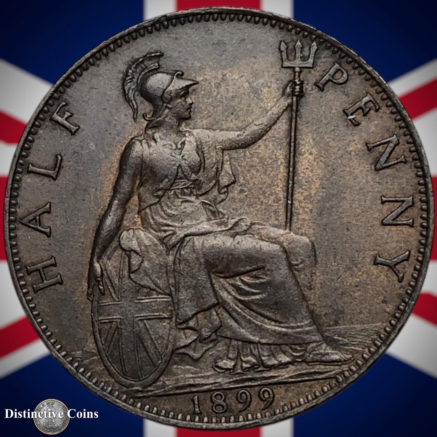 Great Britain 1899 Half Penny 1/2d GB5741