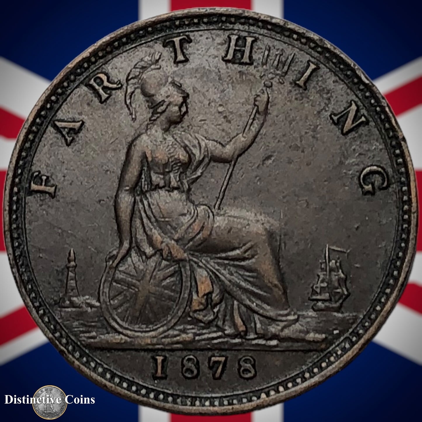 Great Britain 1878 Farthing 1/4d GB3780