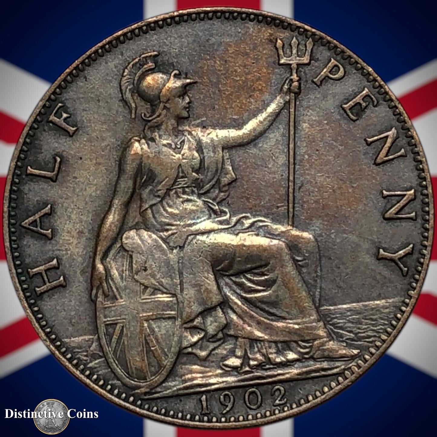 Great Britain 1902 Half Penny 1/2d GB5771