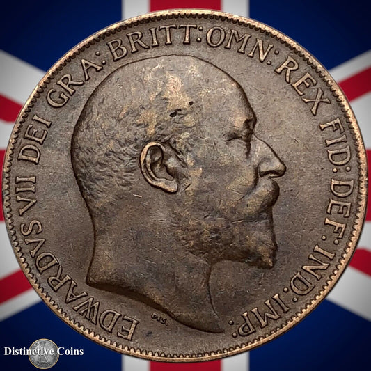 Great Britain 1908 Penny 1d GB6698
