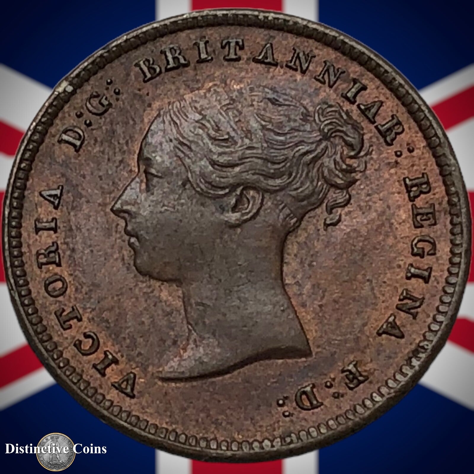 Great Britain 1843 Half Farthing 1/2 Penny GB3070