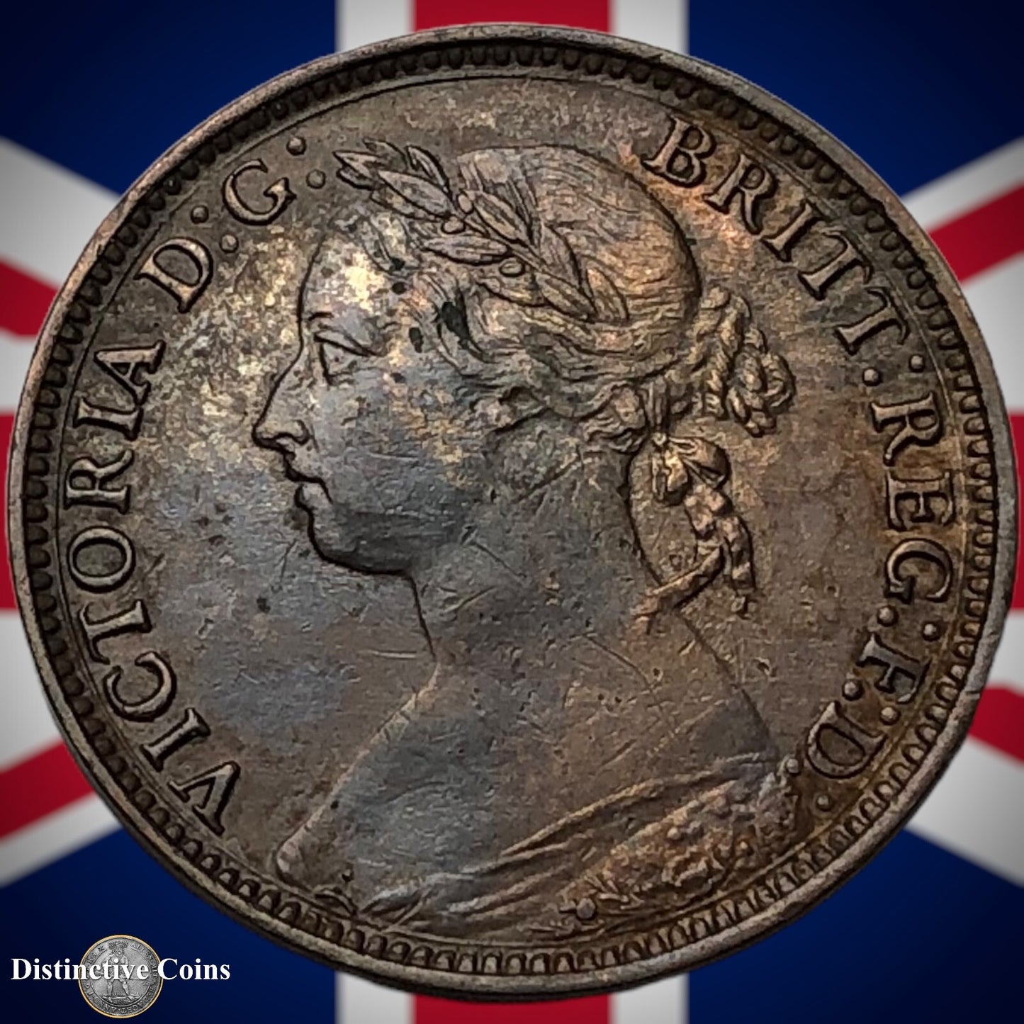 Great Britain 1881 H Farthing 1/4d GB4016