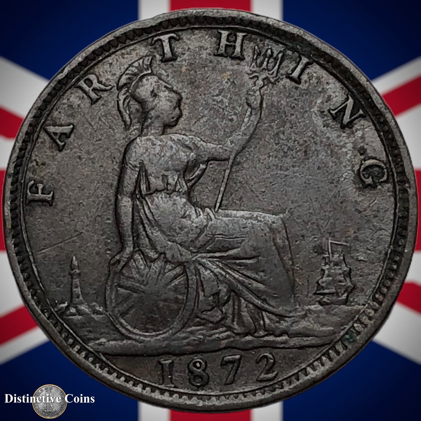 Great Britain 1872 Farthing 1/4d GB3653