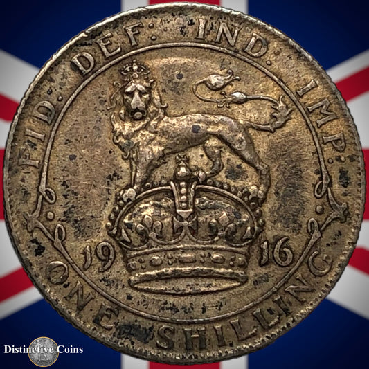 Great Britain 1916 One Shilling GB0970