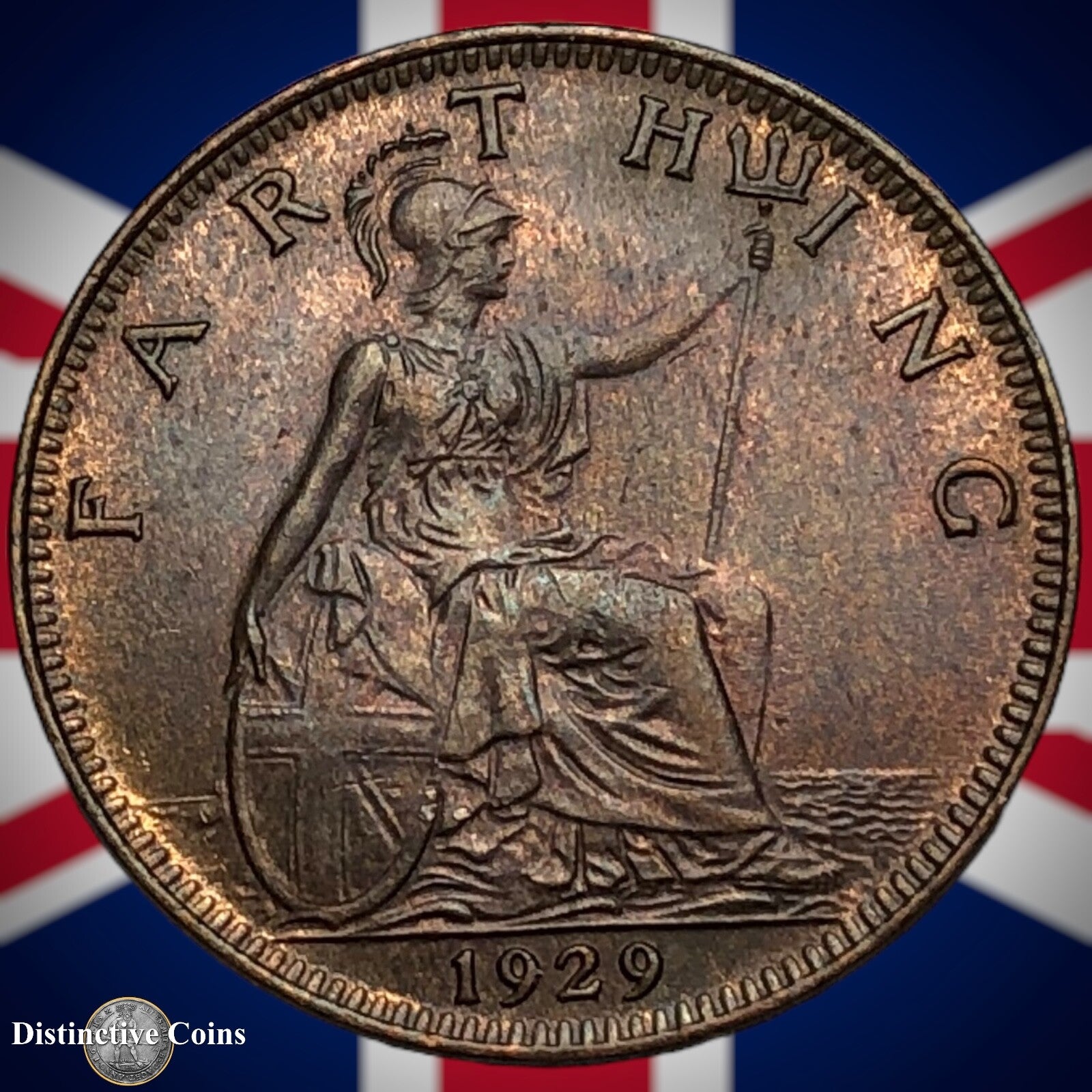 Great Britain 1929 Farthing 1/4d GB4883