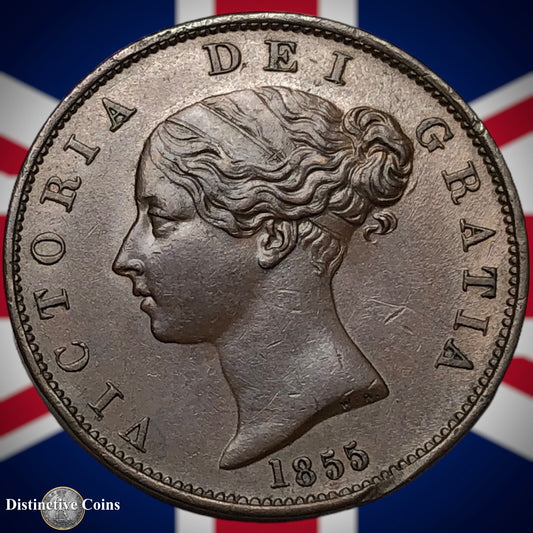 Great Britain 1855 Half Penny 1/2d GB5319