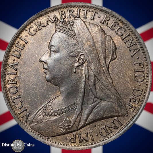 Great Britain 1901 Penny 1d GB6655
