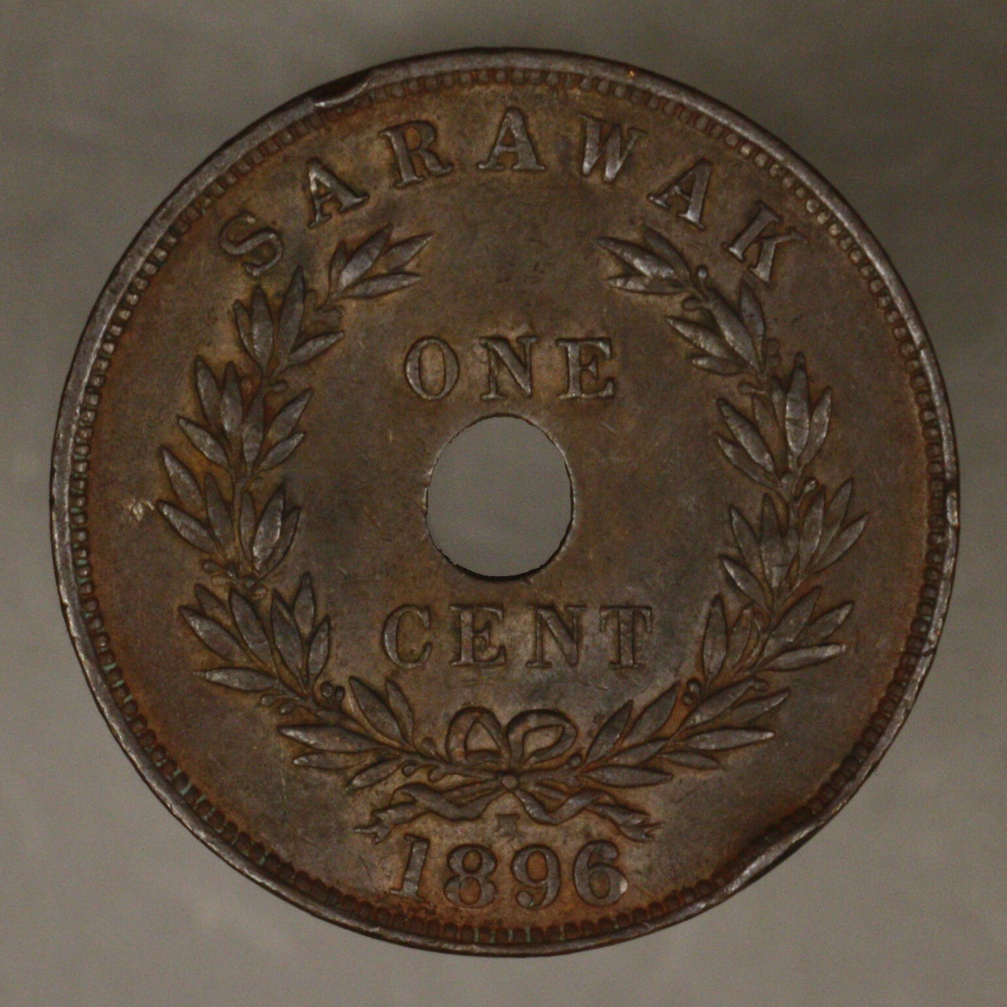 Sarawak 1896 H cent