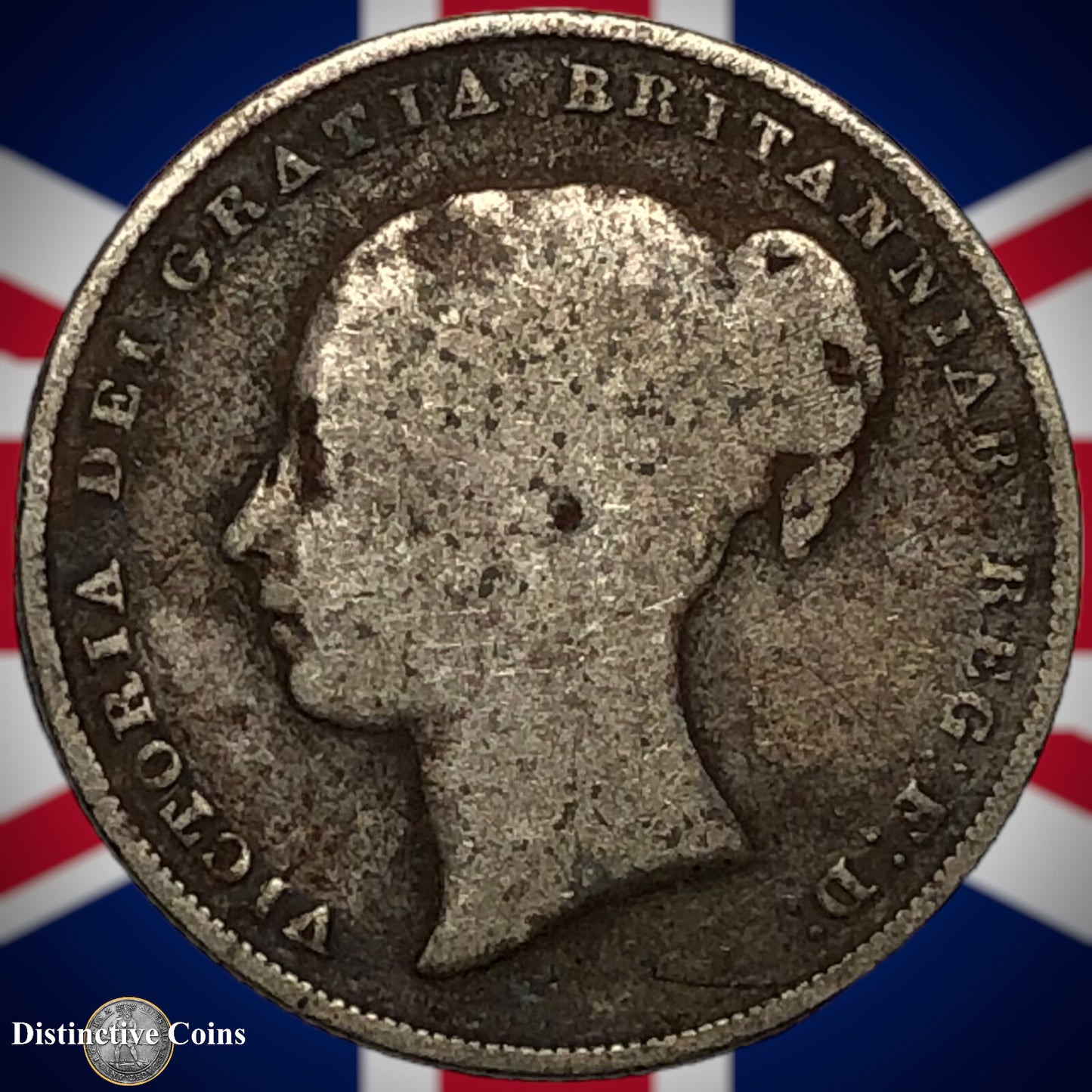 Great Britain 1839 British One Shilling GB0141