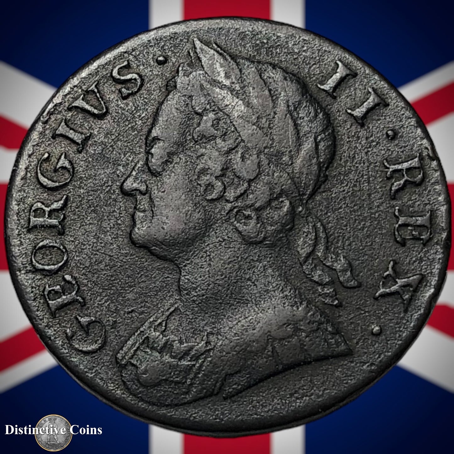 Great Britain 1749 Half Penny 1/2d GB5097