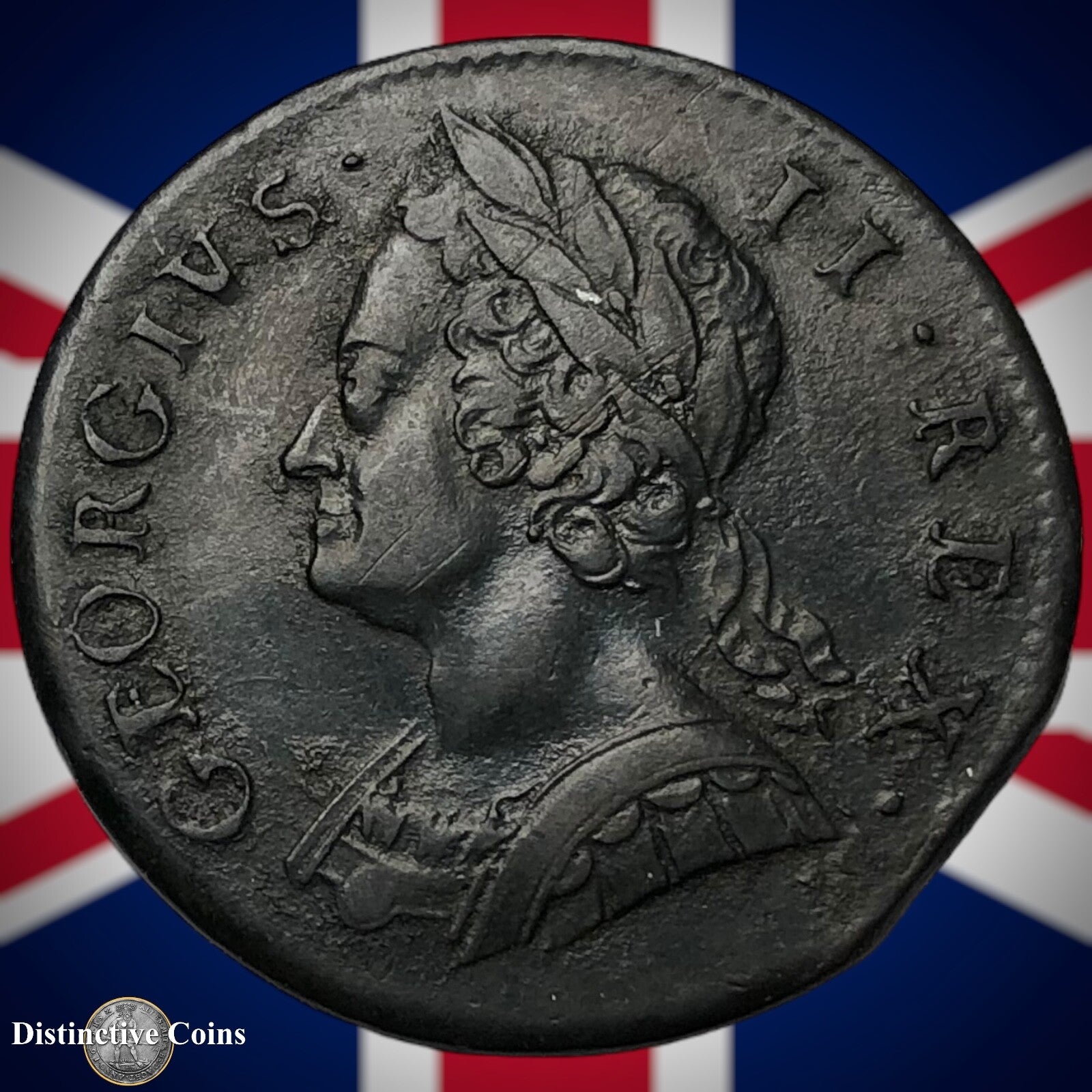 Great Britain 1746 Half Penny 1/2d GB5089