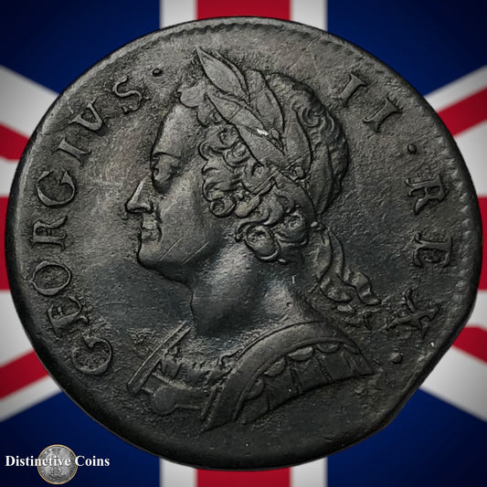 Great Britain 1746 Half Penny 1/2d GB5089