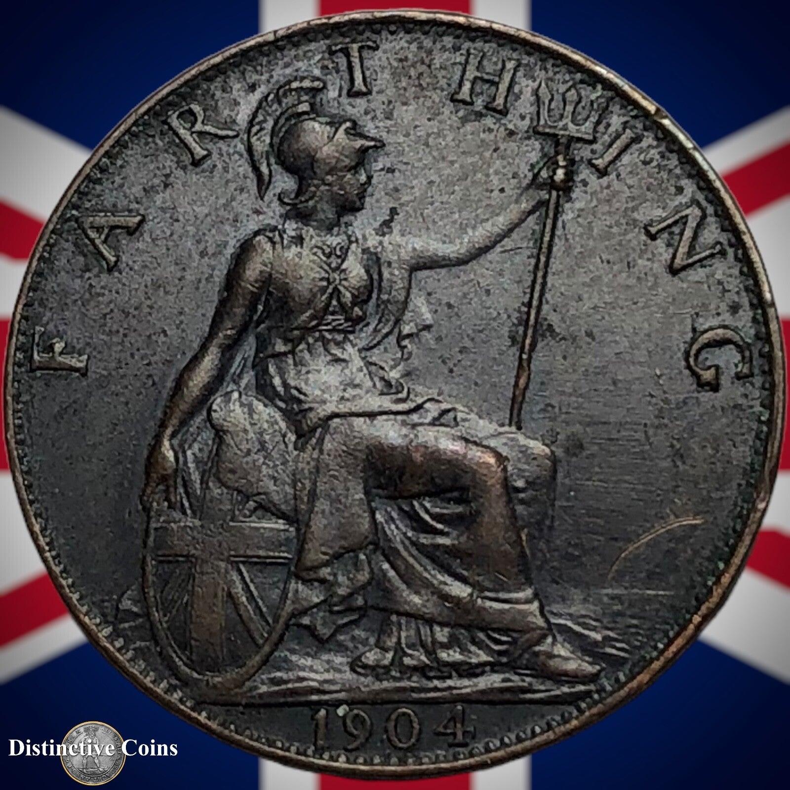 Great Britain 1904 Farthing 1/4d GB4550