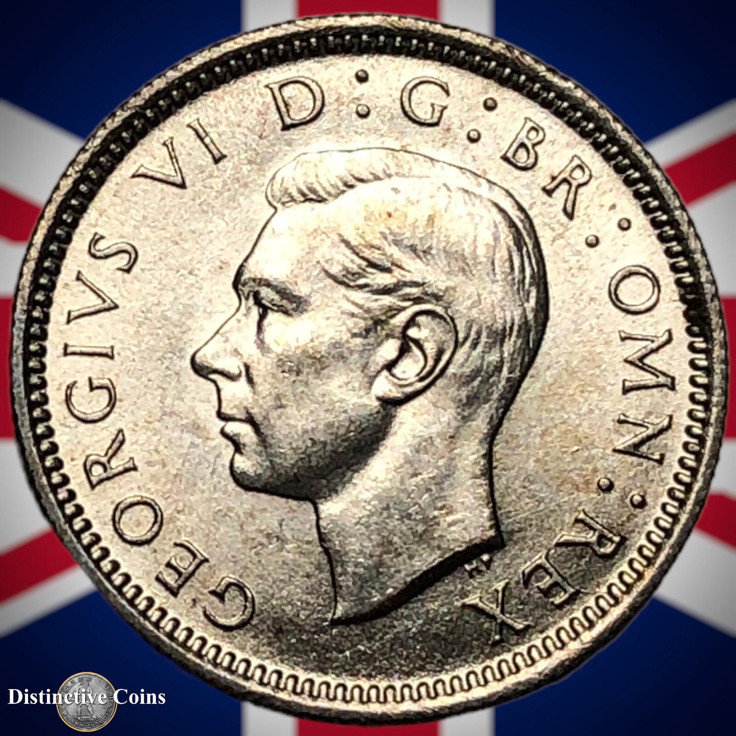 Great Britain 1944 Six Pence GB1754