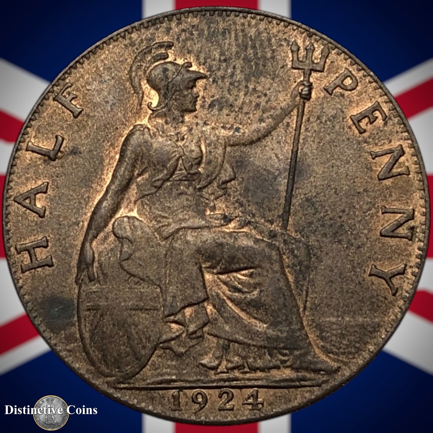 Great Britain 1924 Half Penny 1/2d GB5910