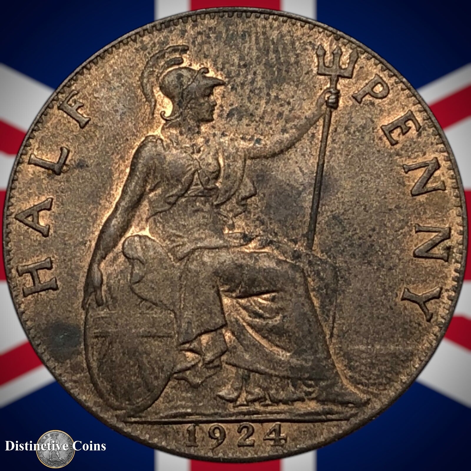 Great Britain 1924 Half Penny 1/2d GB5910