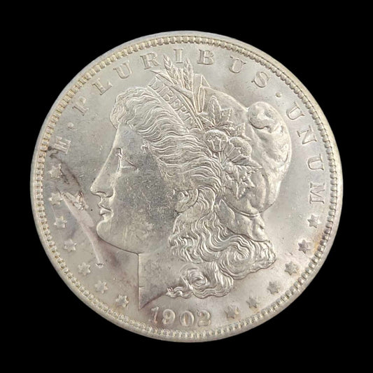 US 1902 O Morgan Dollar Lamination Error  A3377