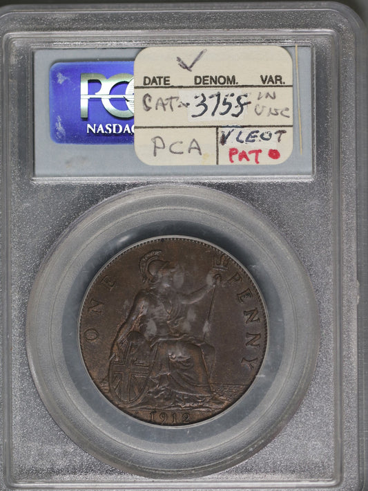 Great Britain 1912H Penny K-810 PCGS AU53