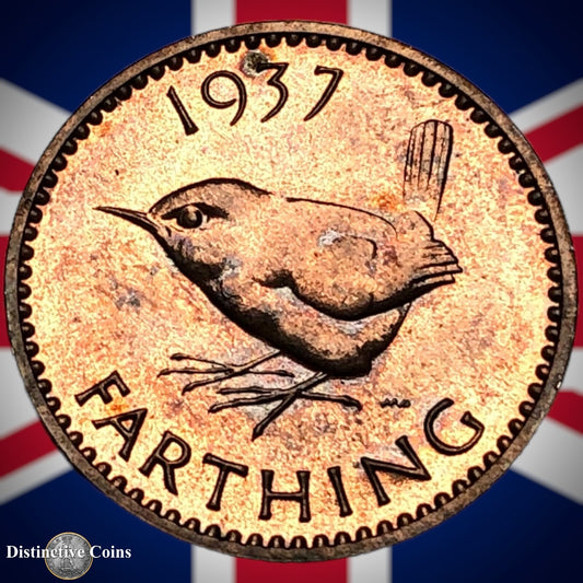 Great Britain 1937 Farthing 1/4d GB4998