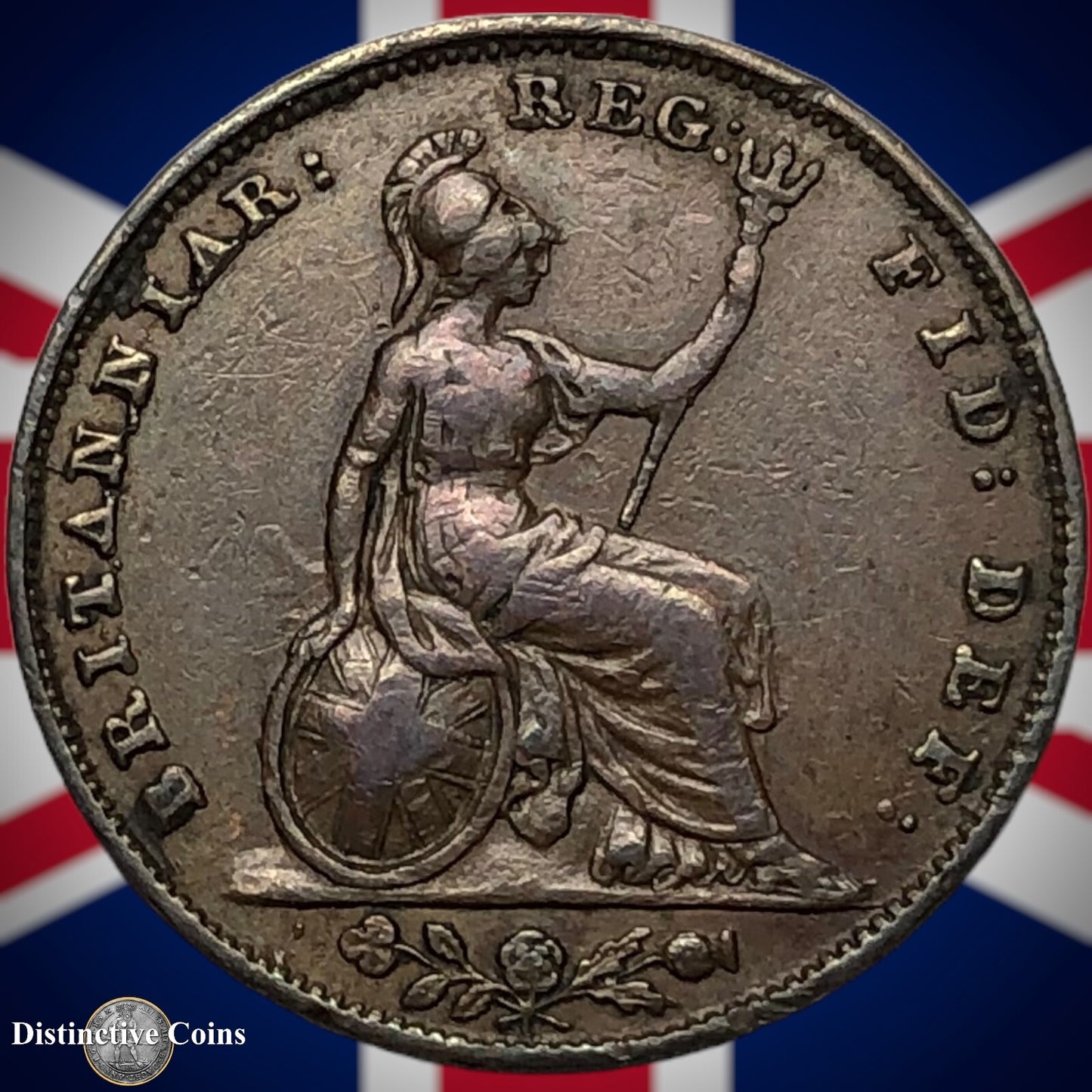 Great Britain 1847 Farthing 1/4d GB3421