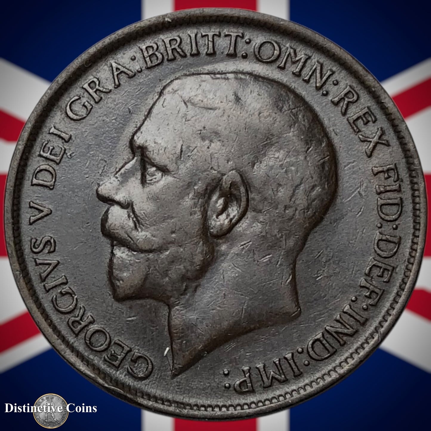 Great Britain 1912 H Penny 1d GB6791