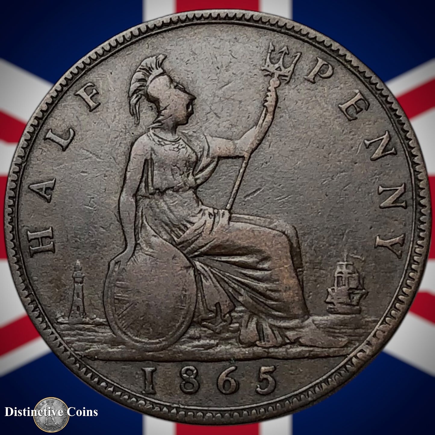 Great Britain 1865/3 Half Penny 1/2d GB5477