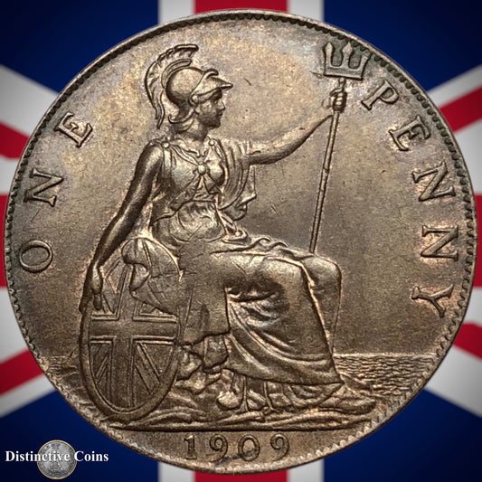 Great Britain 1909 Penny 1d GB6714