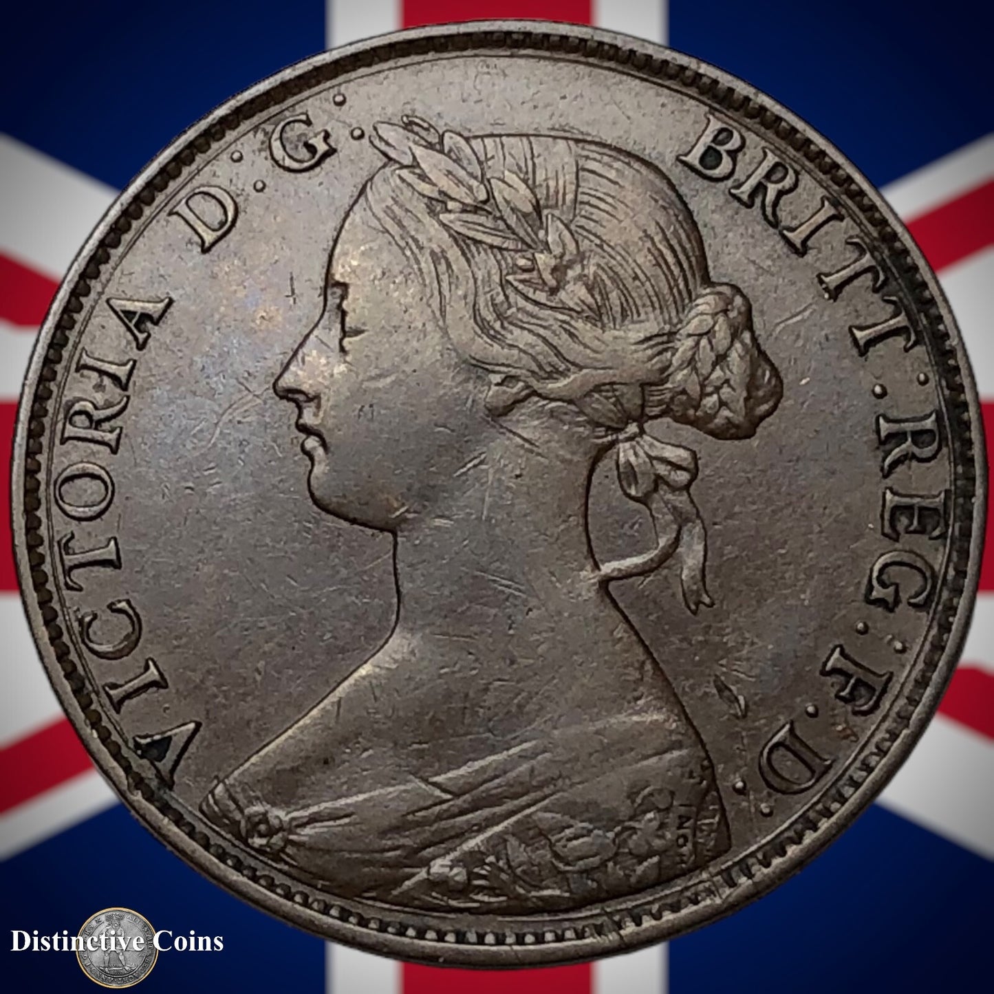 Great Britain 1861 Half Penny 1/2d GB5377