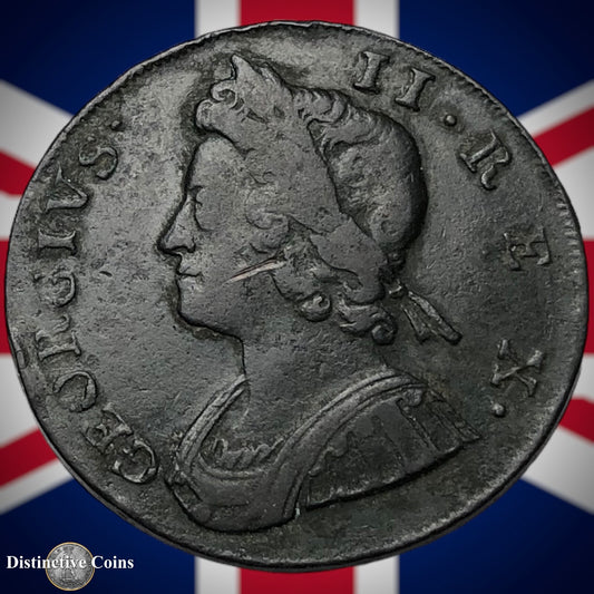 Great Britain 1737 Half Penny 1/2d GB5067