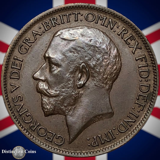 Great Britain 1921 Half Penny 1/2d GB5885