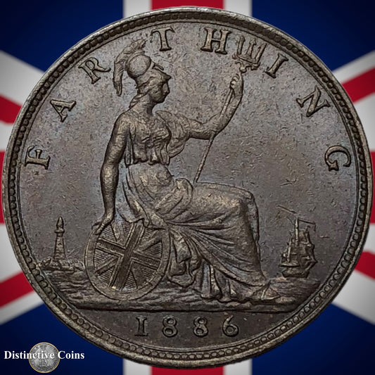 Great Britain 1886 Farthing 1/4d GB4244